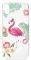 FORCELL SUMMER FLAMINGO SILICONE BACK COVER C...