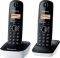 PANASONIC DECT KX-TG1612 DUO BLACK-WHITE
