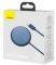 BASEUS SIMPLE MINI MAGNETIC WIRELESS CHARGER SUIT FOR IP12 WITH TYPE-C CABLE 1.5M BLUE