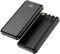 FOREVER POWER BANK TB-411 ALLIN1 10000 MAH WITH CABLES USB-C + LIGHTNING + MICROUSB BLACK