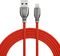 FOREVER TORNADO 8-PIN LIGHTNING CABLE FOR IPHONE 1M 3A RED