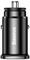 BASEUS SQUARE METAL CAR CHARGER PPS 30W USB + TYPE-C PORT PD3.0 QC4.0 SCP AFC BLACK