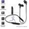 QOLTEC 50816 SPORTS IN-EAR HEADPHONES WIRELESS BT PREMIUM WITH MICROPHONE MAGNETIC LONG LIFE BLACK
