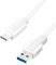 LOGILINK CU0174 USB 3.2 GEN1X1 CABLE USB-A MALE TO USB-C MALE 1M WHITE