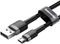 BASEUS CABLE CAFULE MICRO 1.5A 2M GREY/BLACK