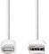 NEDIS CCGL39300WT20 LIGHTNING USB 2.0 CABLE, ...