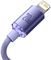 BASEUS CRYSTAL SHINE CABLE SHINE TYPE-C TO LIGHTNING 1.2M 20W PURPLE