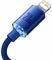 BASEUS CRYSTAL SHINE CABLE TYPE-C TO LIGHTNING 20W 1.2M BLUE