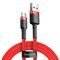 BASEUS CABLE CAFULE TYPE-C 3A 0.5M RED