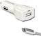 QOLTEC 51838 CAR CHARGER 12-24V 12W 5V 2.4A U...