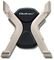 QOLTEC CAR HOLDER X-CS AIR VENT BLACK-CHAMPAG...