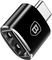 BASEUS MINI ADAPTER USB FEMALE TO TYPE-C MALE CONVERTER BLACK