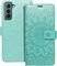 FORCELL MEZZO BOOK FLIP CASE FOR SAMSUNG GALAXY S21 MANDALA GREEN