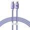 BASEUS CRYSTAL SHINE CABLE SHINE TYPE-C TO TYPE-C 1.2M 100W 5A PURPLE
