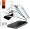 SPIGEN GLASS TR EZ FIT 2 PACK FC BLACK FOR IP...