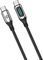 FOREVER LCD CABLE USB TYPE-C TO TYPE-C 1M 100W BLACK