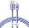 BASEUS CRYSTAL SHINE CABLE USB TO TYPE-C 100W 5A 1.2M PURPLE