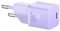 BASEUS MINI WALL CHARGER  GAN5 20W PURPLE