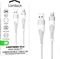 LAMTECH CHARGING & DATACABLE LIGHTNING 1M  WH...