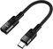 HOCO U107 LIGHTNING TO USB-C ADAPTER 0.1M BLA...