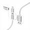 HAMA 183306 3-IN-1 MICRO-USB CABLE WITH ADAPTER FOR USB TYPE-C AND LIGHTNING, 0.2M, WHI
