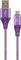 CABLEXPERT CC-USB2B-AMMBM-2M-PW PREMIUM COTTON BRAIDED MICRO-USB CHARGING CABLE PURPLE/WHITE 2 M