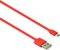 LAMTECH DATACABLE MICRO USB 1M RED LAM445165
