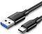CHARGING CABLE USB 3.0 UGREEN US184 TYPE-C BL...