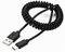 CABLEXPERT COILED USB TYPE-C CABLE 0.6M BLACK CC-USB2C-AMCM-0.6M