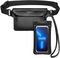 SPIGEN AQUA SHIELD WATERPROOF FLOATING CASE + WATERPROOF WAIST BAG A621 SET BLACK