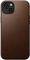 NOMAD MODERN LEATHER CASE BROWN FOR IPHONE 15...