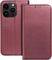 SMART MAGNETO BOOK CASE FOR IPHONE 15 PLUS BURGUNDY