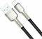 BASEUS CAFULE USB-A TO LIGHTNING CABLE METAL SERIES 18W 2.4A 0.25M BLACK CALJK-01 BASEUS CAFULE USB-A TO LIGHTNING CABLE METAL SERIES 18W 2.4A 0.25M BLACK CALJK-01