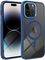 COLOR EDGE MAG COVER CASE WITH MAGSAFE FOR IPHONE 15 PRO MAX NAVY BLUE