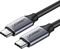 CHARGING CABLE UGREEN US161 TYPE-C/TYPE-C GRA...