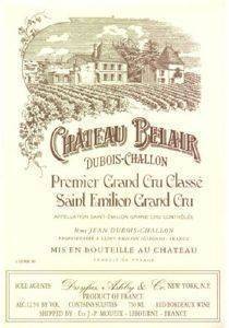 ����� CHATEAU BELAIR 1ER GRAND CRU CLASSE B 2001 ������ 1500 ML