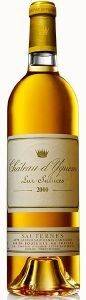  CHATEAU D\'YQUEM 1ER GRAND CRU CLASSE SUPERIEUR 2000  750 ML