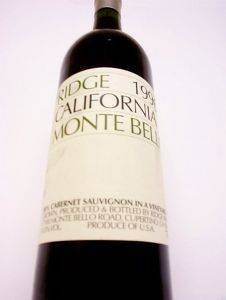  MONTE BELLO CABERNET SAUVIGNON 1999  750 ML