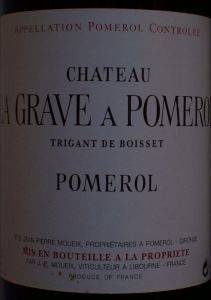 ����� CHATEAU LA GRAVE A POMEROL 2005 ������ 1500 ML