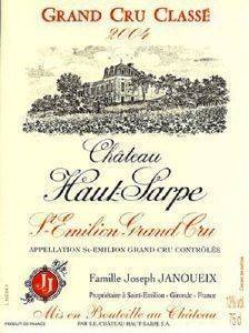  CHATEAU DE HAUT-SARPE ST. EMILLION GRAND CRU 2005  1500 ML