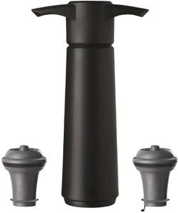 ΑΝΤΛΙΑ VACU VIN WINE SAVER ΜΑΥΡΗ + 2 ΠΩΜΑΤΑ ΑΝΤΛΙΑ VACU VIN WINE SAVER ΜΑΥΡΗ + 2 ΠΩΜΑΤΑ