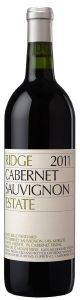  RIDGE VINEYARDS CABERNET SAUVIGNON ESTATE 2011  750 ML