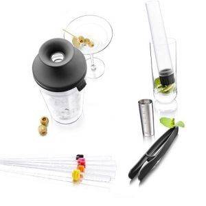 ΣΕΤ ΠΑΡΑΣΚΕΥΗΣ ΚΟΚΤΑΙΗΛ VACU VIN: SHAKER, MUDDLER, ΤΣΙΜΠΙΔΑ, 6 STICKS ΣΕΤ ΠΑΡΑΣΚΕΥΗΣ ΚΟΚΤΑΙΗΛ VACU VIN: SHAKER, MUDDLER, ΤΣΙΜΠΙΔΑ, 6 STICKS