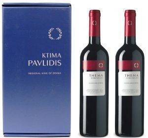 ΧΑΡΤΙΝΗ ΚΑΣΕΤΙΝΑ 2 ΦΙΑΛΩΝ THEMA ΕΡΥΘΡΟ 750ML ΧΑΡΤΙΝΗ ΚΑΣΕΤΙΝΑ 2 ΦΙΑΛΩΝ THEMA ΕΡΥΘΡΟ 750ML