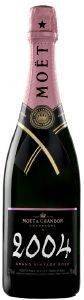  MOET & CHANDON BRUT IMPERIAL GRAND VINTAGE ROSE 2004 750 ML