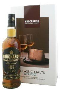  KNOCKANDO 18  700ML    MALT WHISKY +   MALTS AND FOOD