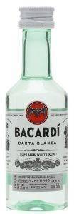 RUM BACARDI CARTA BLANCA (PET) 50 ML