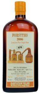 RUM HABITATION VELIER FORSYTHS 2006 WPM 700ML RUM HABITATION VELIER FORSYTHS 2006 WPM 700ML
