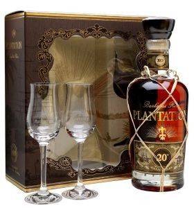 PLANTATION RUM PLANTATION X.O 20TH ANNIVERSARY 700ML ΣΥΣΚΕΥΑΣΙΑ ΜΕ 2 ΠΟΤΗΡΙΑ GIFT PACK