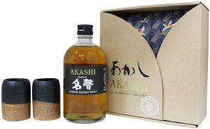 ������ AKASHI WHITE OAK MEISEI JAPANESE BLENDED MALT 500 ML + 2 ������� POT